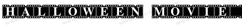 halloween movie字体转换